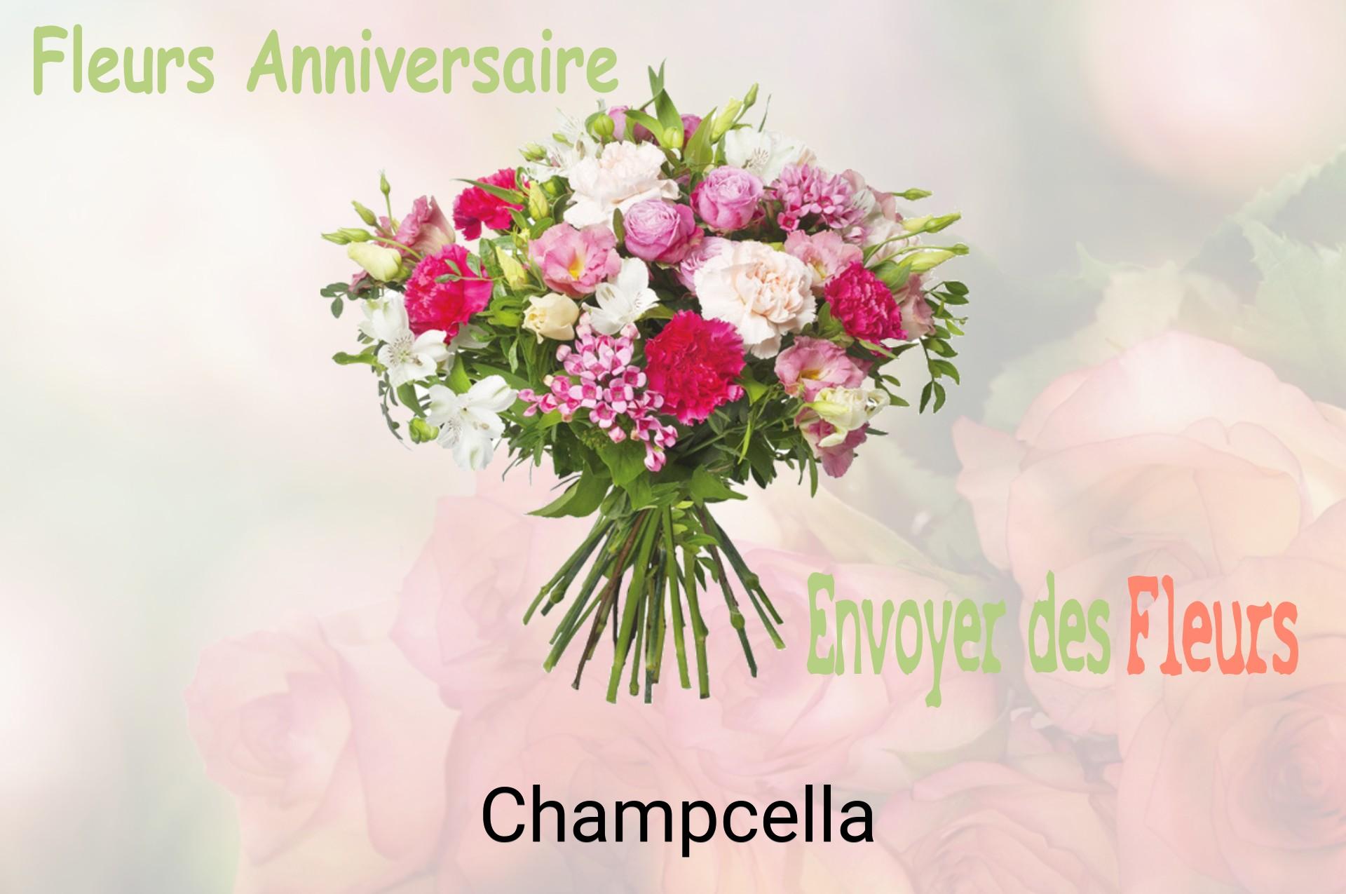 Bouquet de fleurs d’anniversaire livré à Champcella