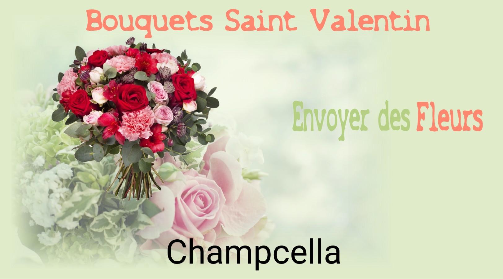 Roses de Saint-Valentin livrées à Champcella
